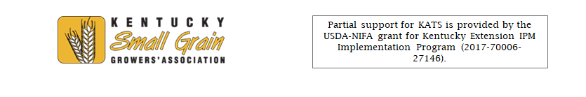Funding notice: partial funding for KATS is provided by the USDA-NIFA grant for Kentucky Extension IPM Implementation Program 